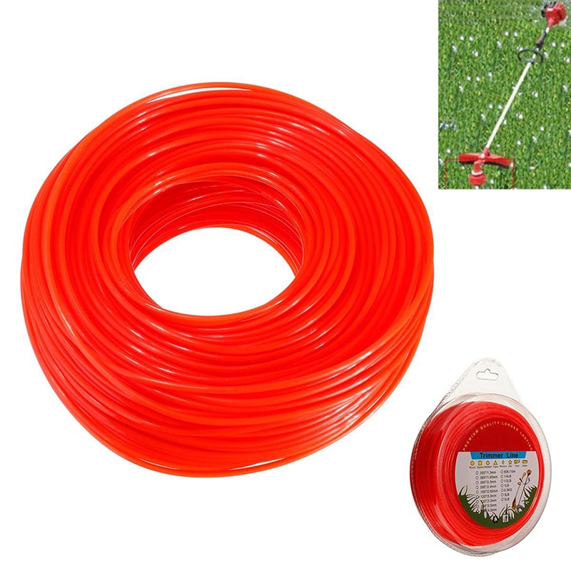90m Nylon Trimmer Rope Fine Brush Cutter Head Strimmer Line Mowing Wire Lawn Mower Accessory