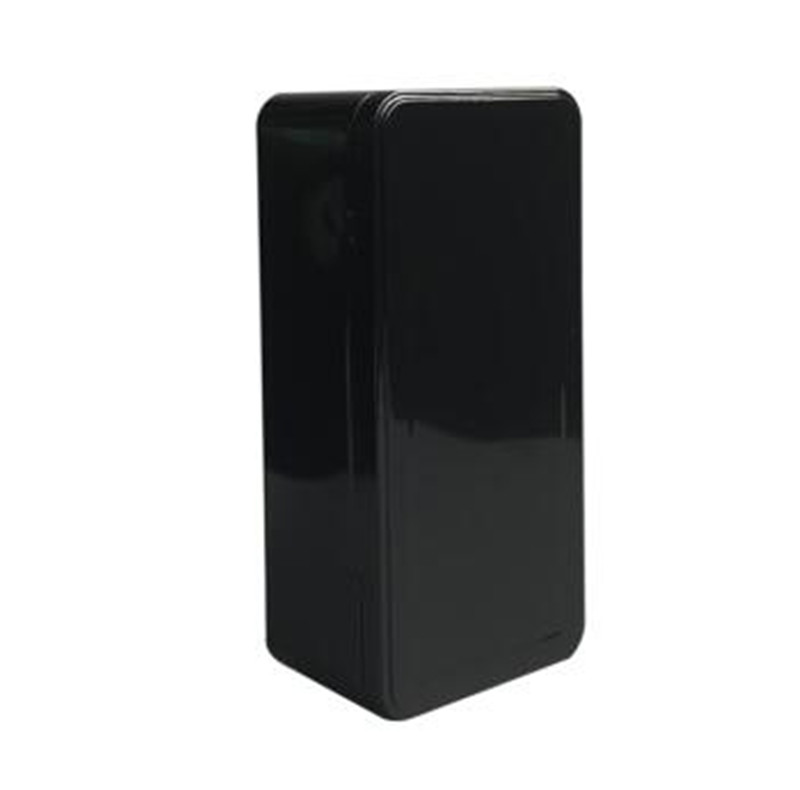 Rectangular storage tin box stationery desktop finishing storage box glasses box tool storage tin box furniture storage box: black