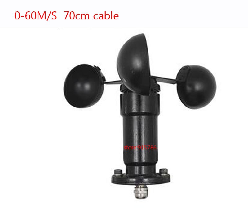 Capteur de vitesse du vent métal Mater 0-5V/transmetteur de vitesse du vent 4-20MA/anémomètre en métal/mesure de vitesse du vent analogique 0-10V: RS485