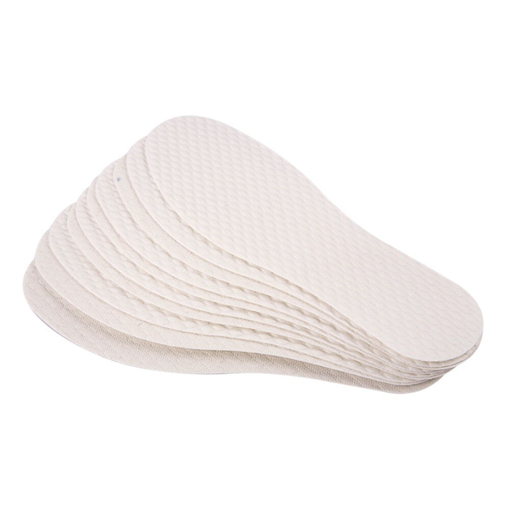 Semelles intérieures jetables en pulpe de bois naturel pour homme et femme, 5 paires de semelles de sueur, douces et confortables