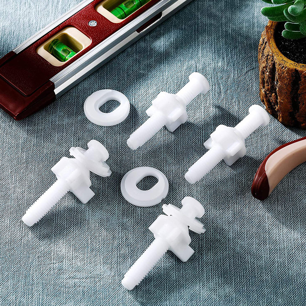 4pcs Toilet Screw Accessories Toilet Seat Lid Screw Fixators Toilet Accessories