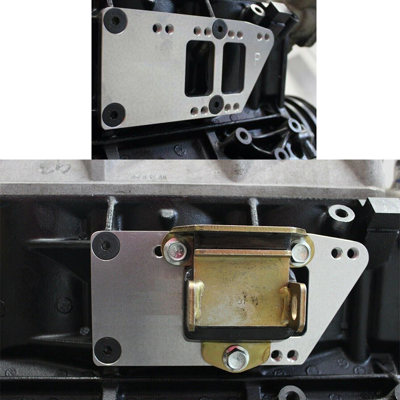 SBC Vehicle to LS Engine Motor Mount Adapter Plate Universal Swap Bracket Small Block LS Conversion Adjustable LS1 LS3 LS2 LQ4