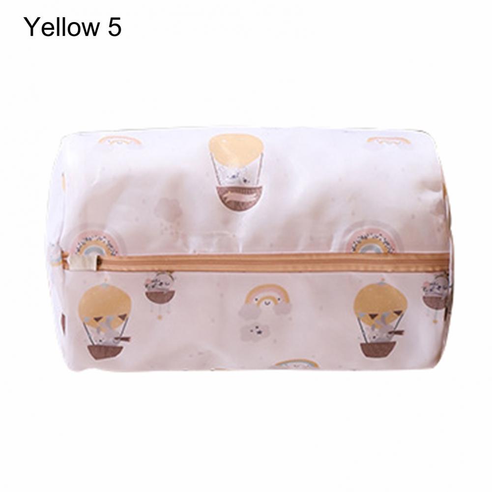 Met Rits Milieuvriendelijke Waszak Unieke Polyester Duurzaam Kledingstuk Tas Dikke Waszak Voor Thuis 6 Stijlen Patroon Verdikte Und: Yellow 5