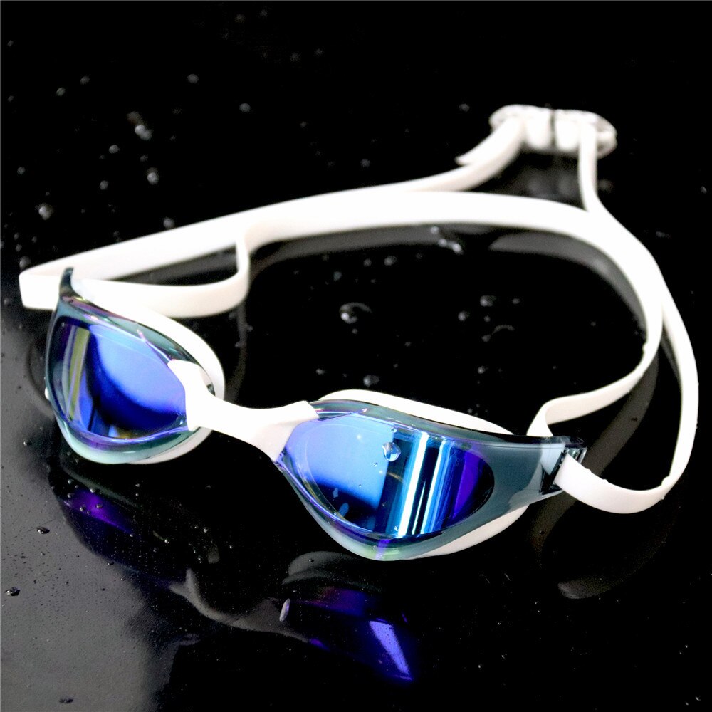 SUPERZYY Adult Anti-fog UV protection Lens Men Women Swimming Goggles Waterproof Adjustable Silicone Swim Glasses: Color 1