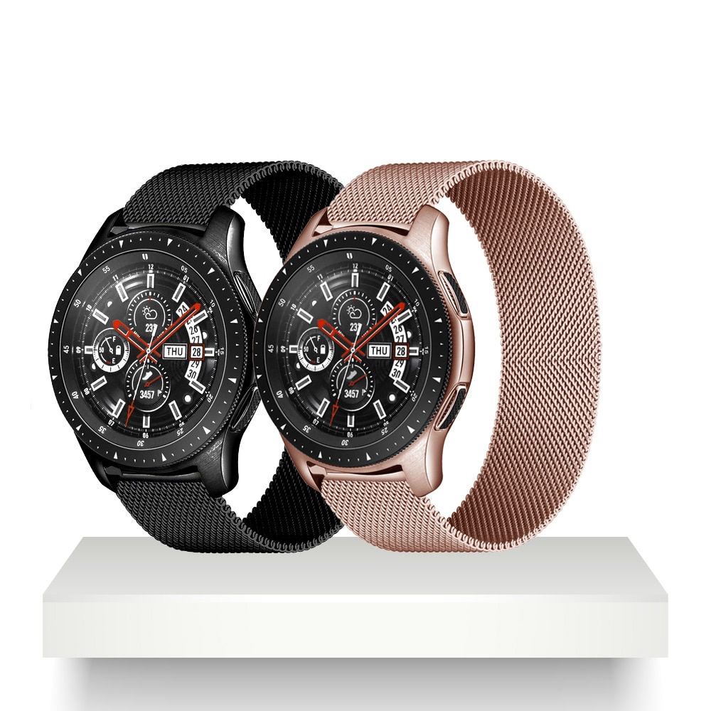 20 22mm bånd til samsung galaxy ur 46mm/42mm/ aktive 2 gear  s3 frontier/huawei ur  gt 2e/2/ amazfit bip/gts rem urrem