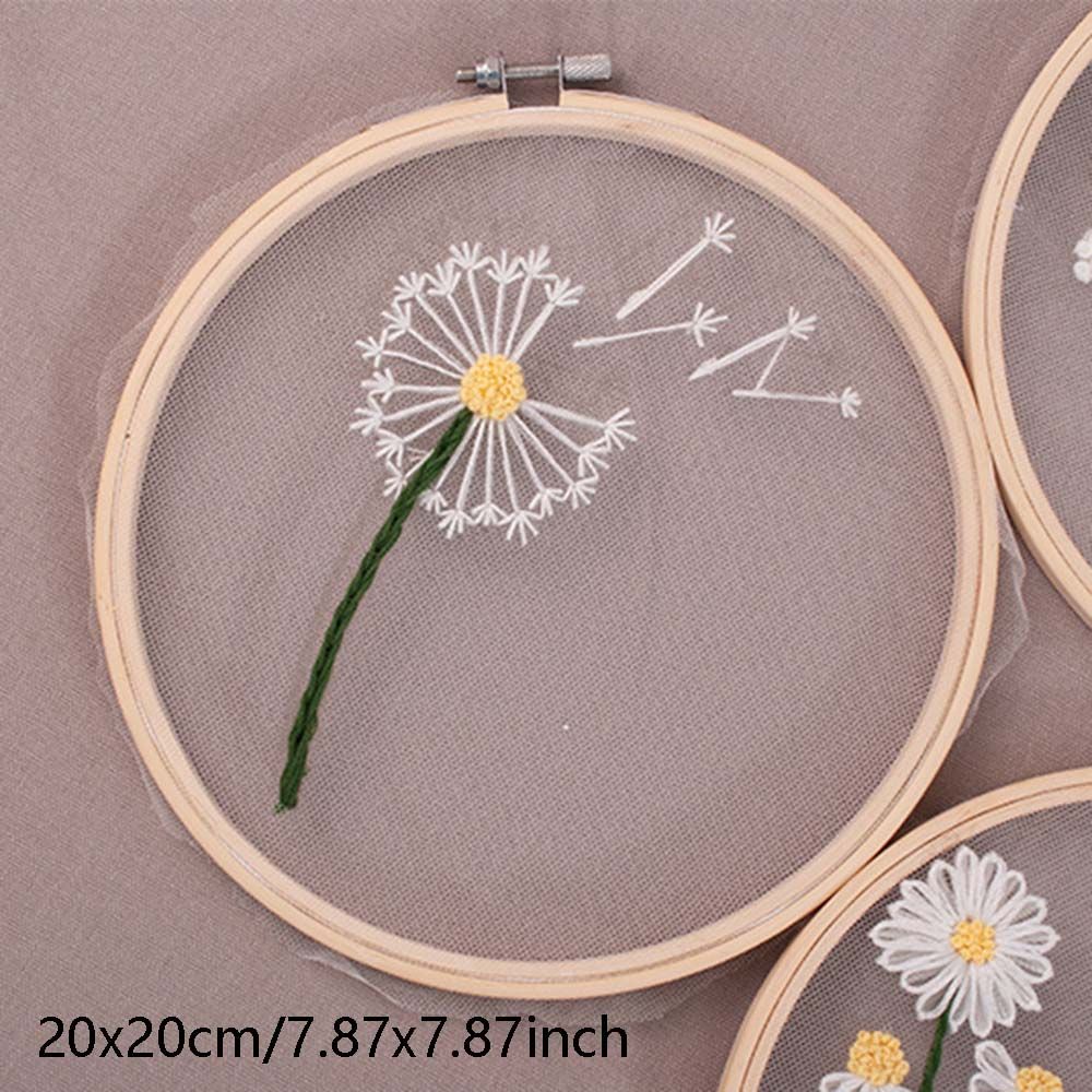 Punch Needle Set Für Anfänger - Highland Cow Mit Gänseblümchen DIY Stickerei Kit