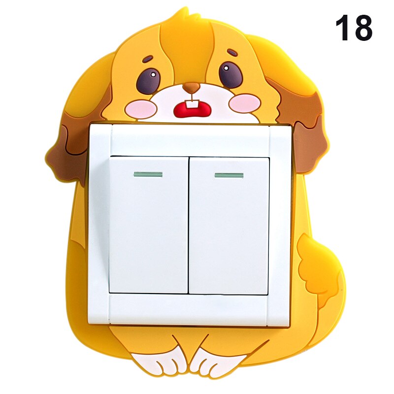 Position Indication Luminous Switch Decoration Sticker Cartoon Wall DIY Decoration Fluorescent Glow in the Dark LB88: 18