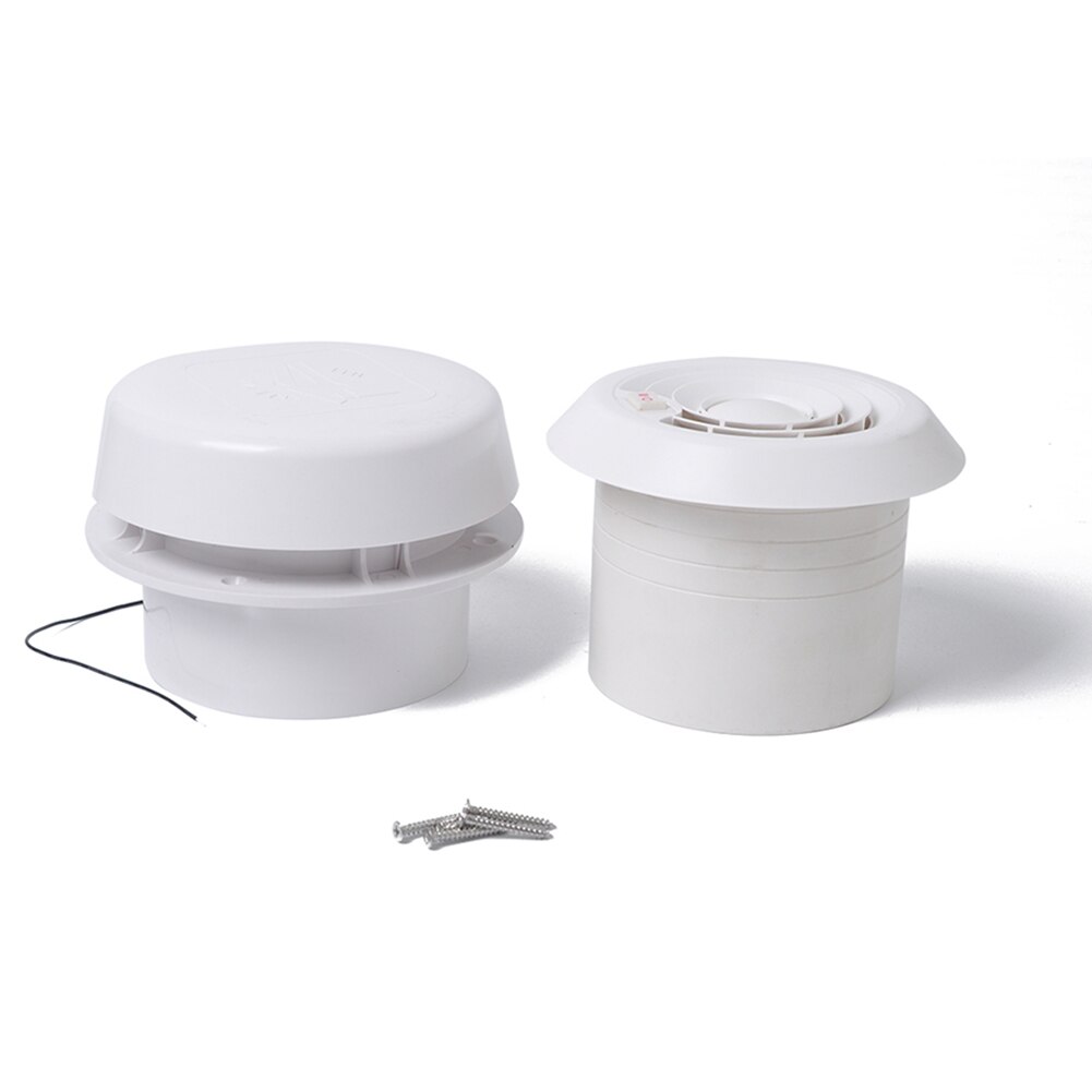 RV Accessories 12V RV Roof Mushroom Head Silent Fan 12V White Volt RV Roof Air Vent Fan Camper Travel Trailer