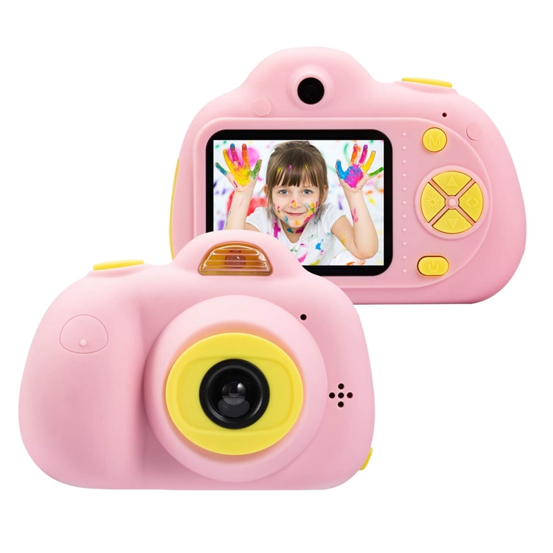Camera Full Hd 1080P Portable Digital Camcorder 2 Inch Lcd Display Children Family Travel Photo Use Children Birthday Min: Pink