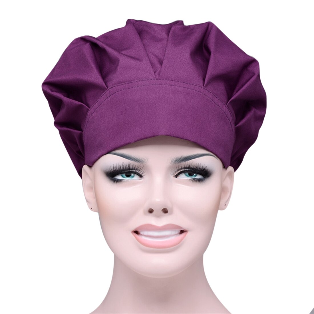 Nouveaux chapeaux de travail unisexe travail de laboratoire chapeaux chapeau de Salon de beauté: Purple