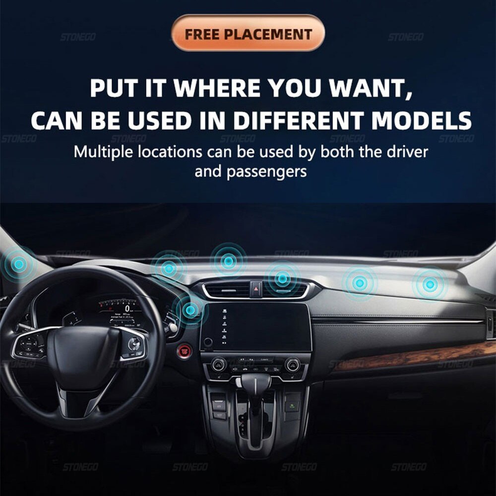 STONEGO samochodowy magnetyczny uchwyt na telefon Dashboard Mini okrągły kształt stojak magnes GPS uchwyt samochodowy na ścianę nadaje się do telefonu komórkowego