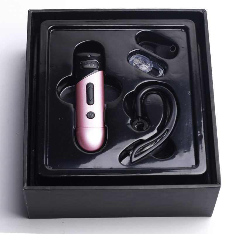 OPPXUN A09 MINI Walkie Talkie Interphone a mano libera prosciutto portatile Radio bidirezionale cuffia pratica ricetrasmettitore professionale Ultra piccolo: Pink