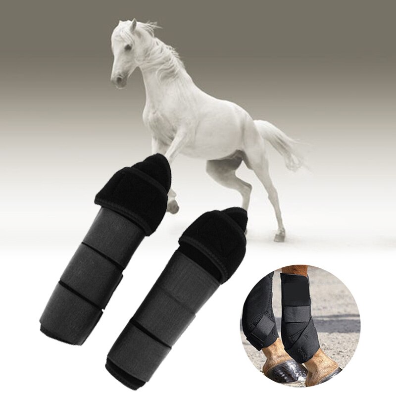 1 Paar Verstelbare Paardensport Pees Laarzen Paard Spalk Been Boot Bescherming Ondersteuning Wrap Paardensport Apparatuur