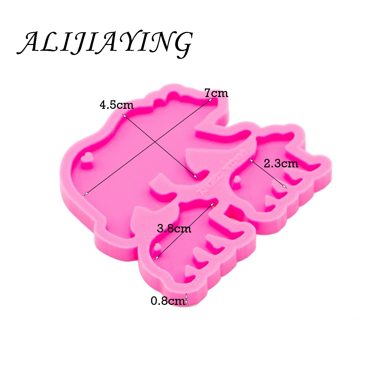 Moldes de silicona con forma de oso para madre/bebé, molde para llavero de resina epoxi artesanal, bricolaje, familia de osos brillantes, llaveros, joyería colgante DY0274