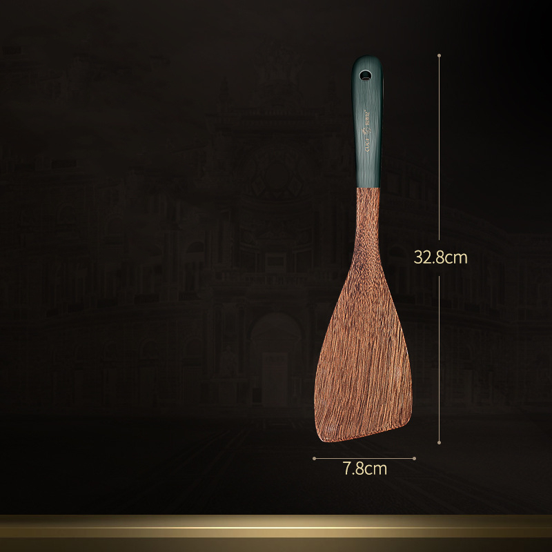 Houten Kookgerei Natuurlijke Wenge Hout Non-stick Kookgerei Spatel Schop Rijst Lepel Keuken Koken Tool Keuken Accessoires