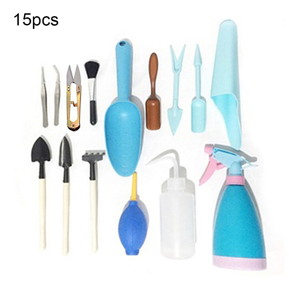 Watering Sowing Seedling Digging Garden Planter Kit Mini Household DIY Tool Prune Succulent Planting Grafting: Blue
