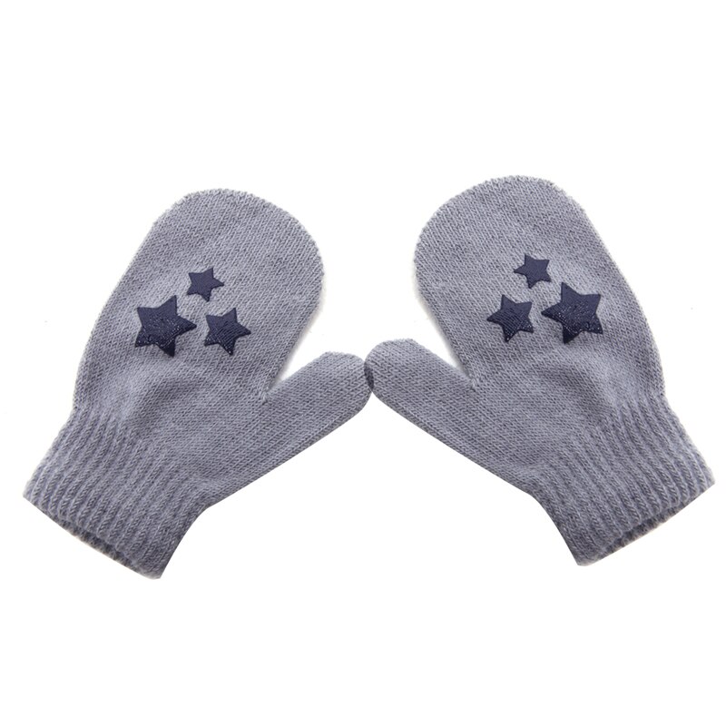 enfants Dot Star coeur motif moufles garçons filles doux tricot gants bébé enfants enfant: 05