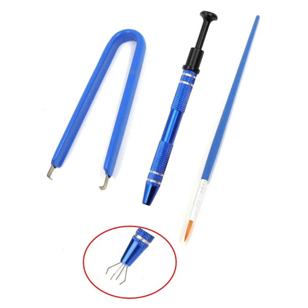 Electronic Component Grabber IC Chip Metal Grabber Claw Pickup Holder 4 Claw Electronic Catcher for Kailh Gateron Cherry