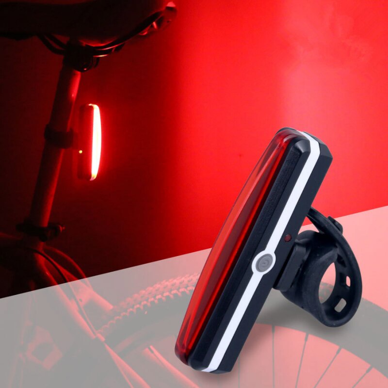 Fiets Ultra Heldere Led Usb Oplaadbare Fiets Achterlicht Mtb Fiets Achterlicht Mount Set 6 Modi Voor Nacht Lampen accessoires