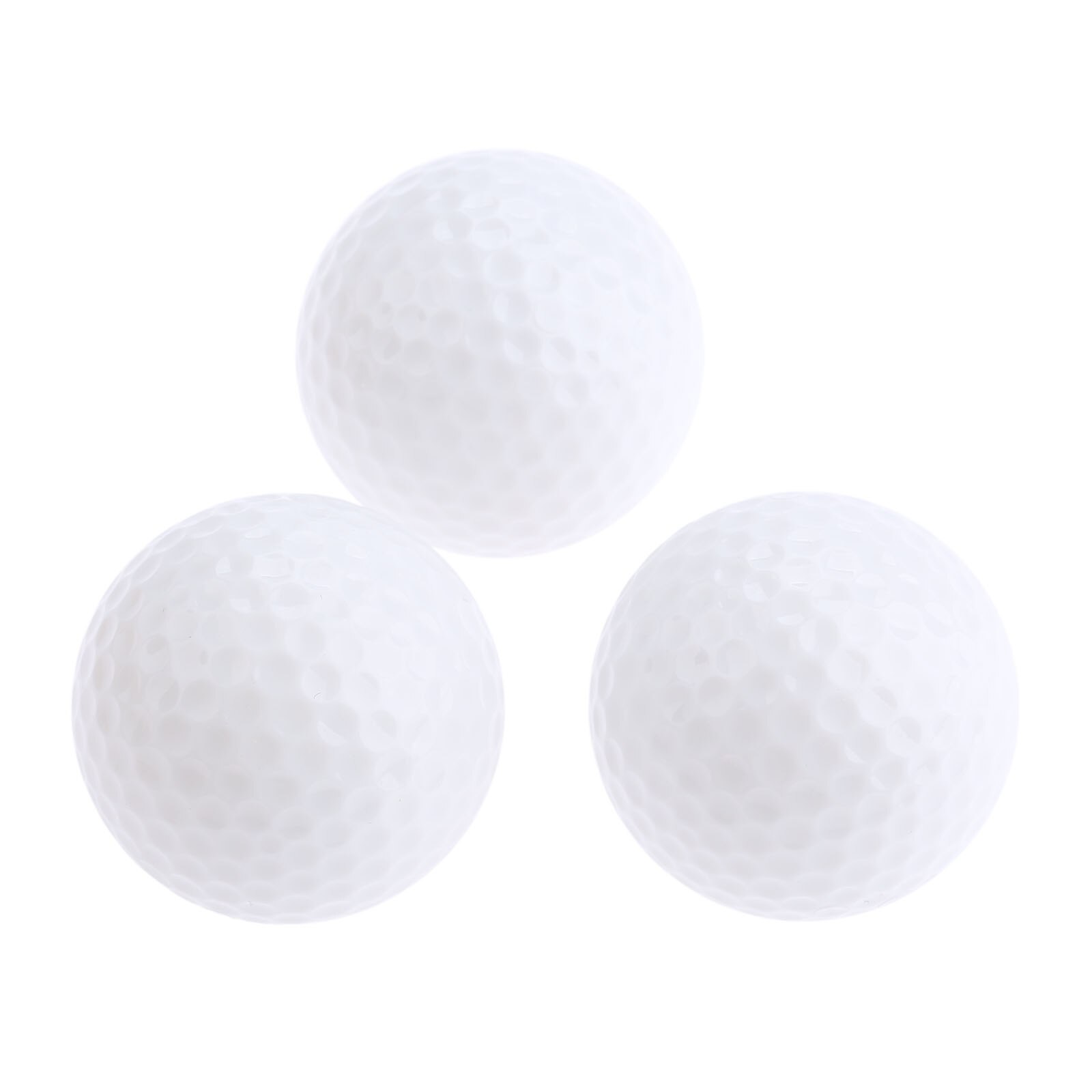 3 st/låda led golfbollar nattträning konstant lysande två lager surlyn golf träningsbollar 42.6mm(1.67 &quot;) diameter match