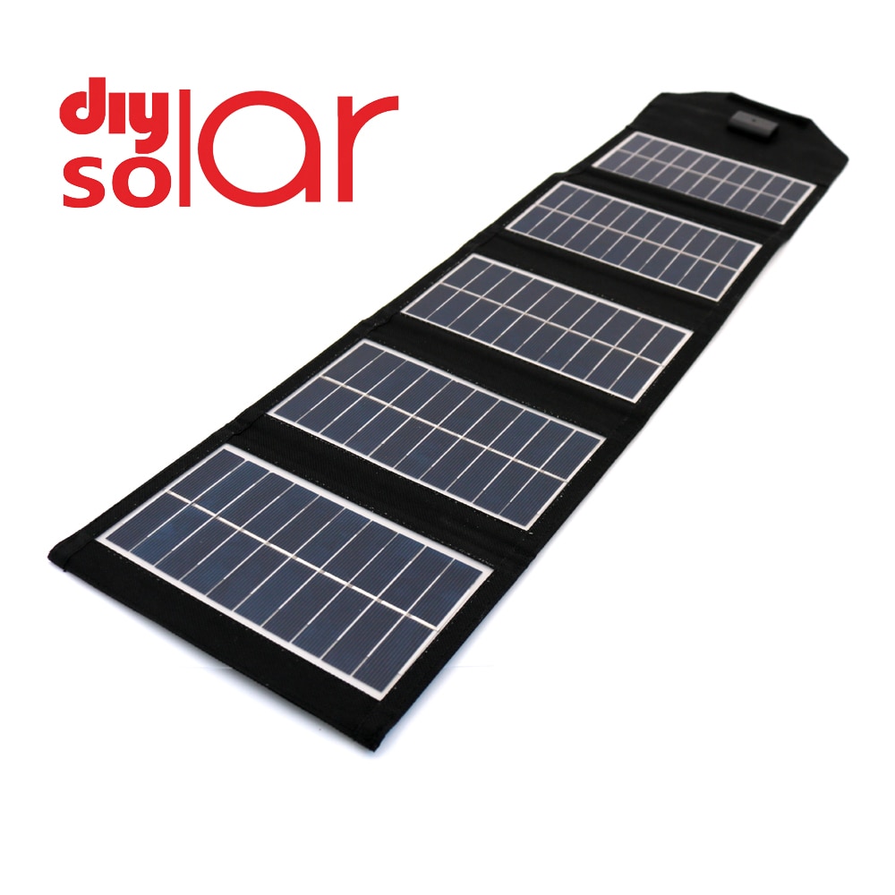 Polycrystalline Folding Foldable Portable 5V Solar Charger 15W Waterproof Charge Bag Sun Power Bank for Phone Battery USB Port