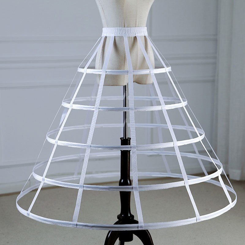 Satin Cutout Four-Layer Bilateral Bird Cage Fishbone Crinoline Cosplay Violence Lolita New Style Crinoline P 27704868