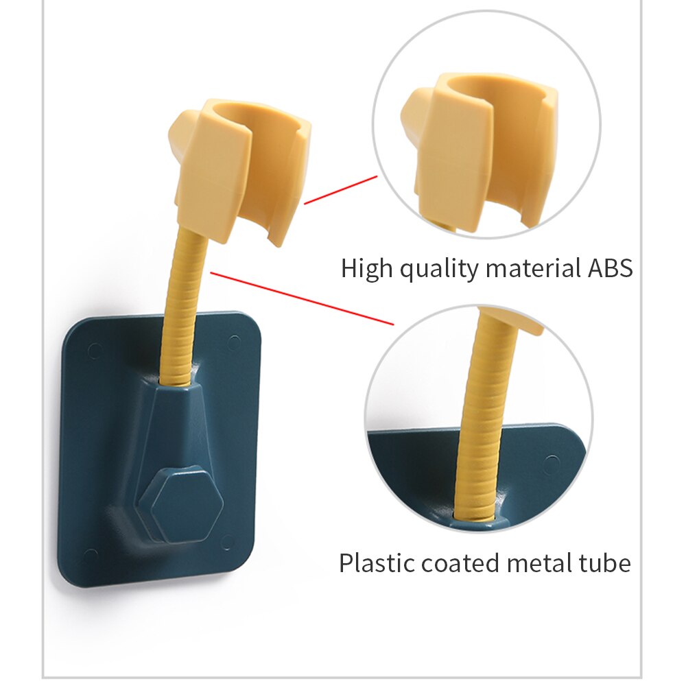 Punch-free shower bracket fixed frame base shower nozzle hanging seat rain shower head bathroom shower accessories