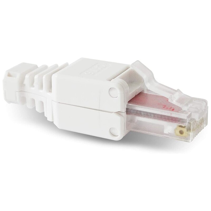 10 x nettverkskontakter verktøyfri  rj45 cat 6 lan utp kabel plugg uten verktøy cat 5 cat 7 installasjonskabel patchkabel