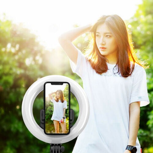 4 in 1 selfie ring light wireless Bluetooth selfie stick mini tripod Handheld Extendable selfie stick With Remote