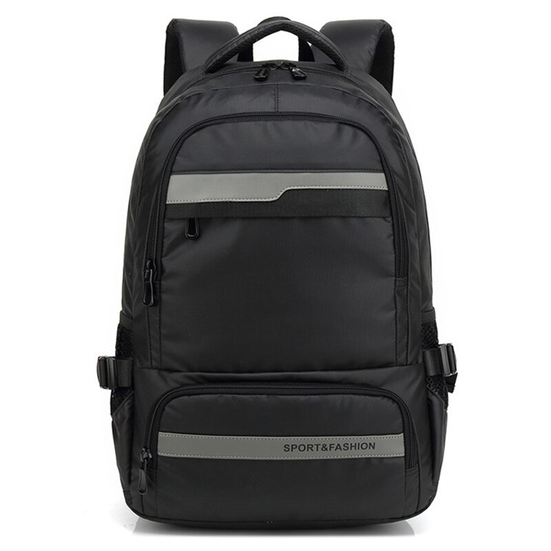 Männer Rucksack Für Schule Taschen Student Campus Rucksack Schulter Tasche Mittleren Schule Tasche Laptop Rucksack Mochila Notebook Schulranzen: BlackGray