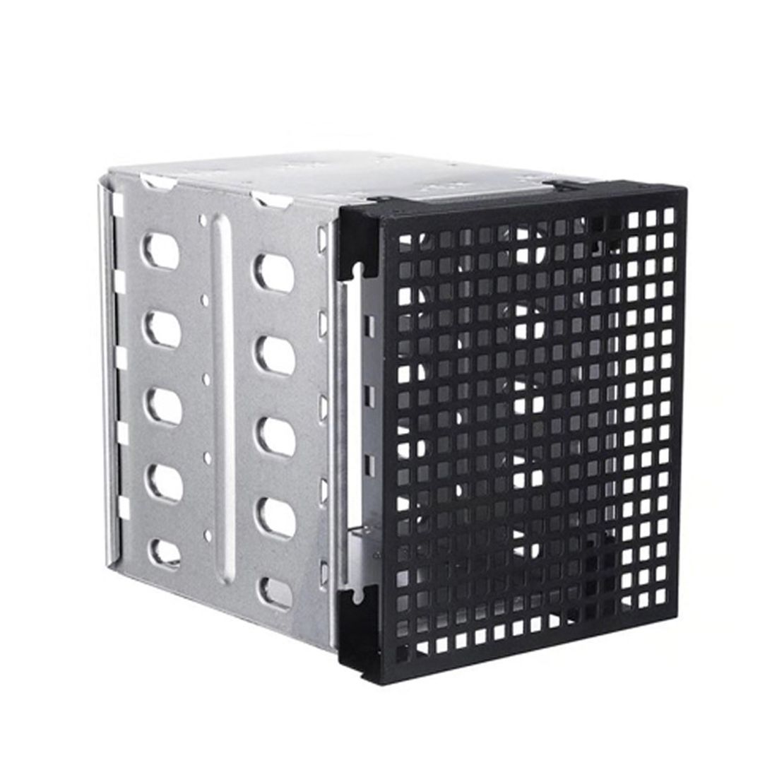 XT-XINTE 3-Bay 5-Bay Large Capacity HDD Hard Drive Cage Rack SAS SATA Hard Drive Disk Tray Caddy w SATA Cable for Computer: 5 Bay 