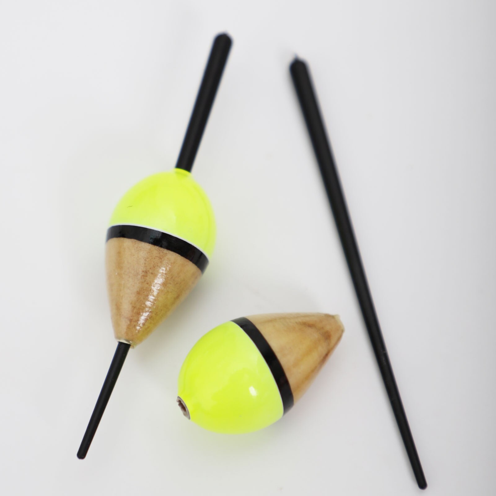 Flotteur en liège de pêche, 10 pièces/ensemble, bouée de Balsa éclairée, 1.5g/8.3 cm, accessoires de matériel de pêche