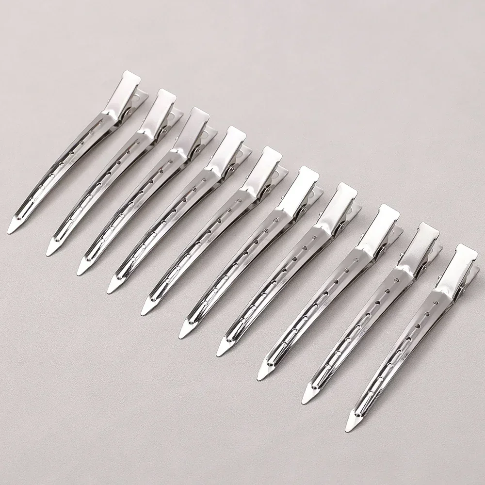 2/20 piezas Clips para el cuidado del cabello, Clips de corte de peluquería de acero inoxidable, abrazaderas para peluquería, peluquero, corte de pelo, herramientas de estilismo