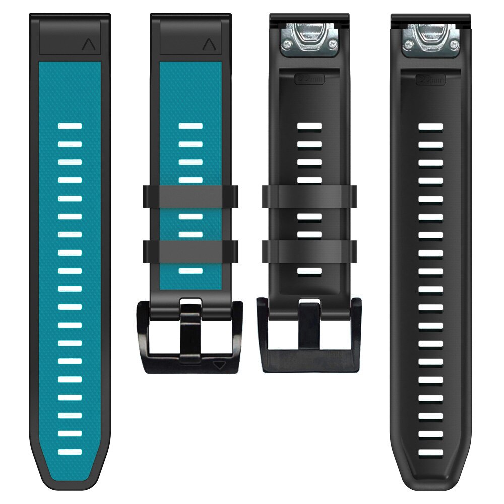 26mm Sport Silicone Watchband Wriststraps for Garmin Fenix 6X Pro 5X Plus 3 3HR Easy Fit Quick Release wirstbands Correa
