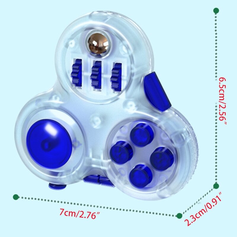 1pc fidget controller pad pad terning-premium fidget legetøj, der bruges til at lindre stress, et anti-angst håndlegetøj