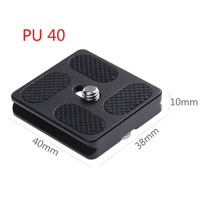 PU series Aluminum Alloy Tripod Head Quick Release Plate PU40 PU50 PU60 PU70 P100 With 1/4 inch Mounting Screw for SLR camera: PU 40