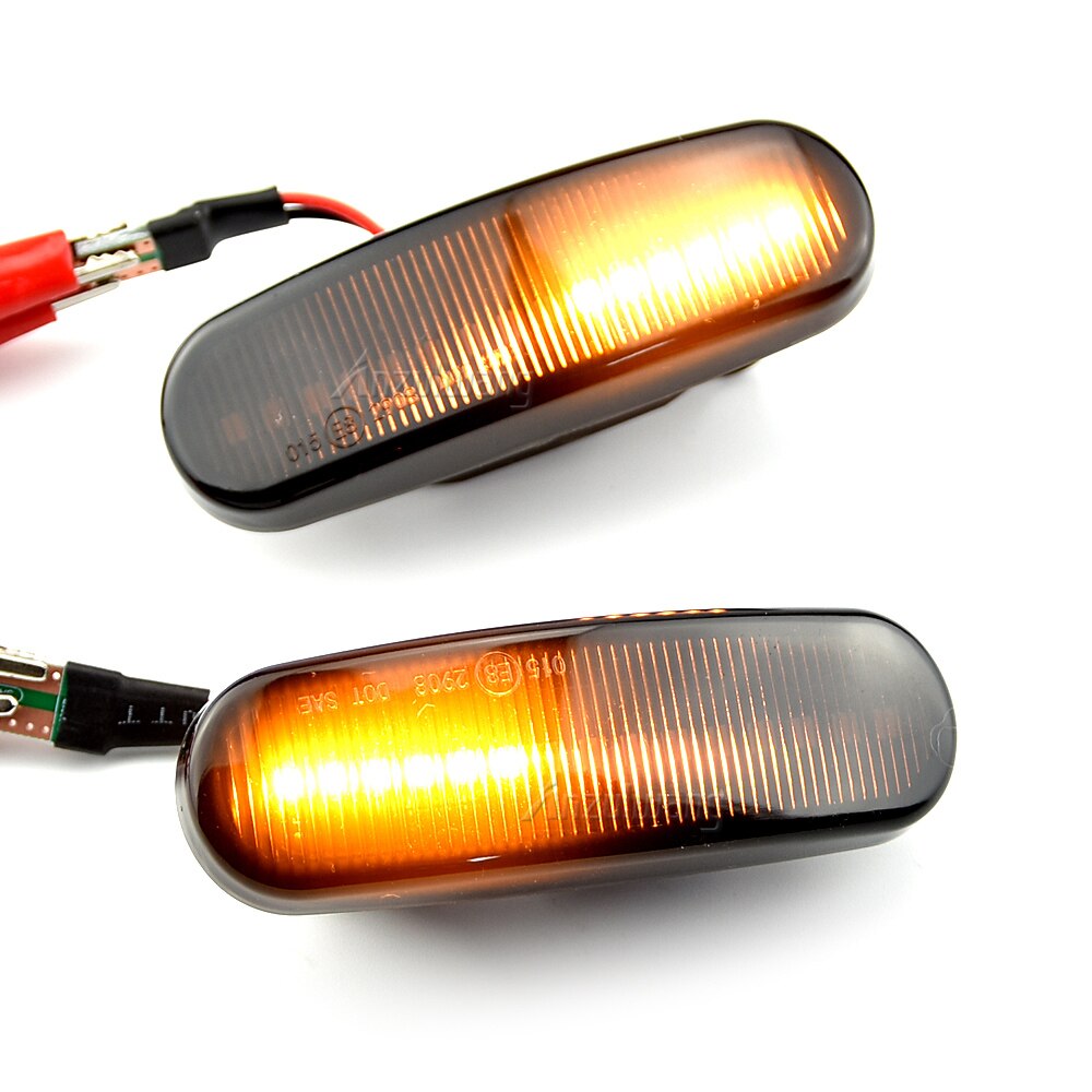 2Pcs Voor Fiat Panda 169 Grande Punto Inkl. Evo Doblo Fiorino Linea Idee Dynamische Led Side Marker Light Repeater Lamp