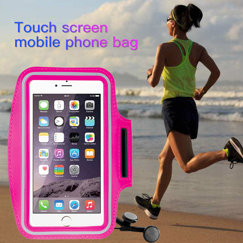 Waterproof Sports Running Wristband 4.0-6.5 inch Mobile Phone Armband Case for iPhone XS MAX X 8 Plus Xiaomi Case Phone holder