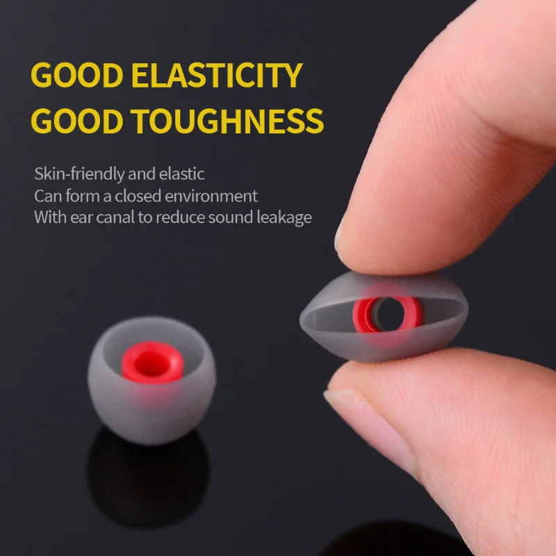 3/1 pares de almohadillas para auriculares, puntas para auriculares, almohadillas de silicona para auriculares L M S, cubiertas para auriculares internos, accesorios para auriculares