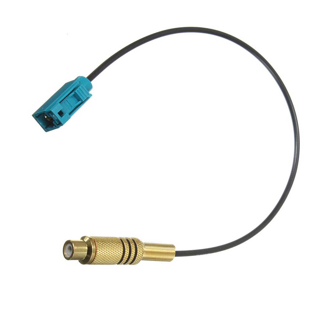 Biurlink Fakra CD Reversing Camera Adapter RCA Cable For Blapunkt Mercedes Ford Gold Plug