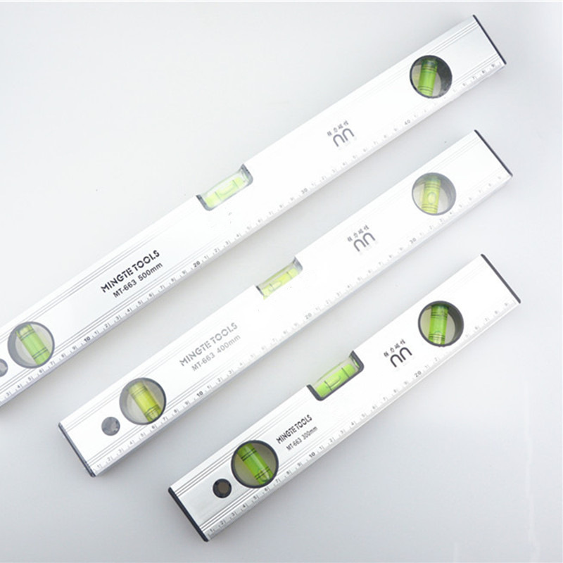 Precisie aluminium waterniveau indicator digitale weegschaal horizontale lengte meting vermogen spirit bubble level tool