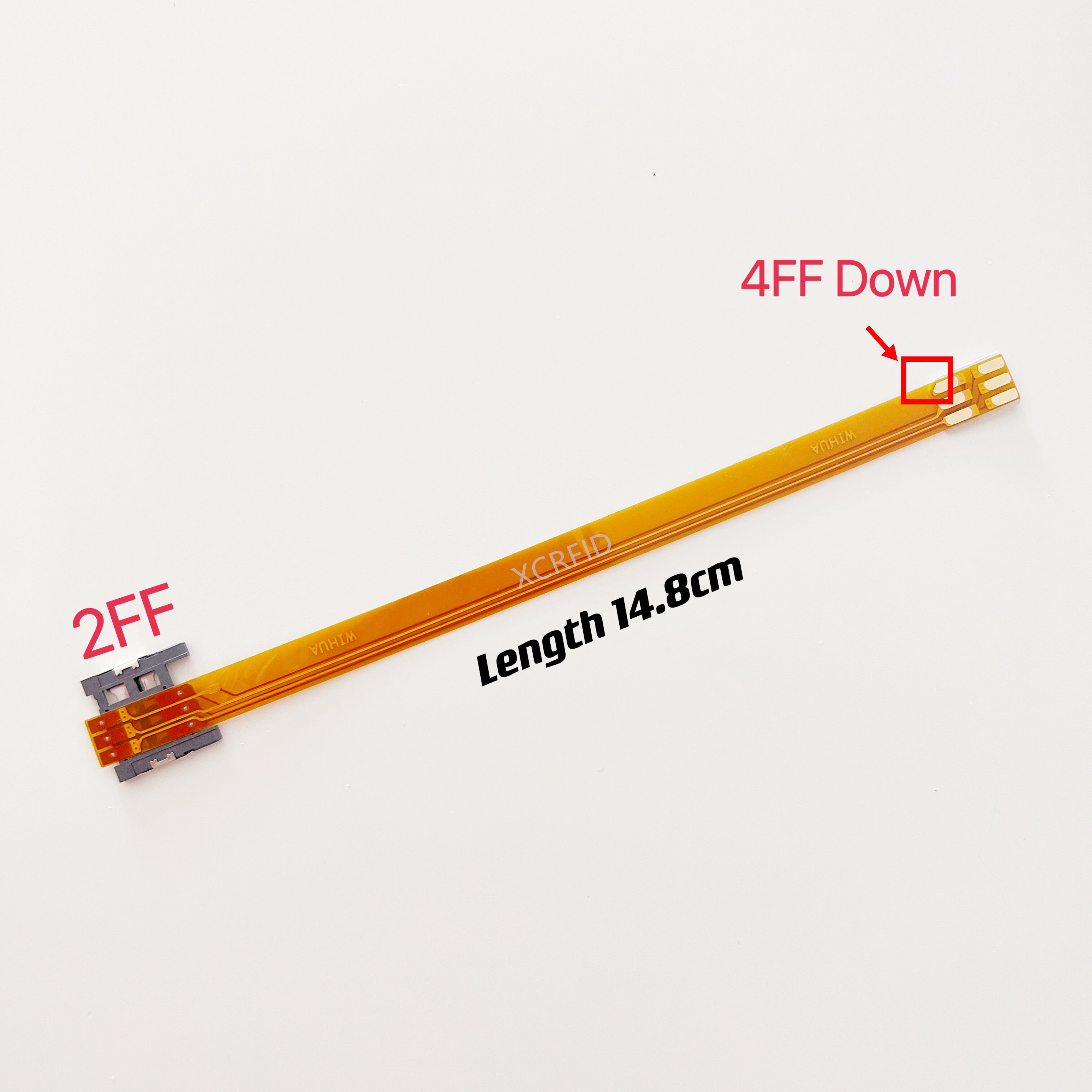 Convertisseur d'extension de carte SIM Standard 2FF vers carte 3FF Micro 2FF Standard 4FF Nano sim, adaptateur d'extension de câble souple fpc 148mm: Bleu