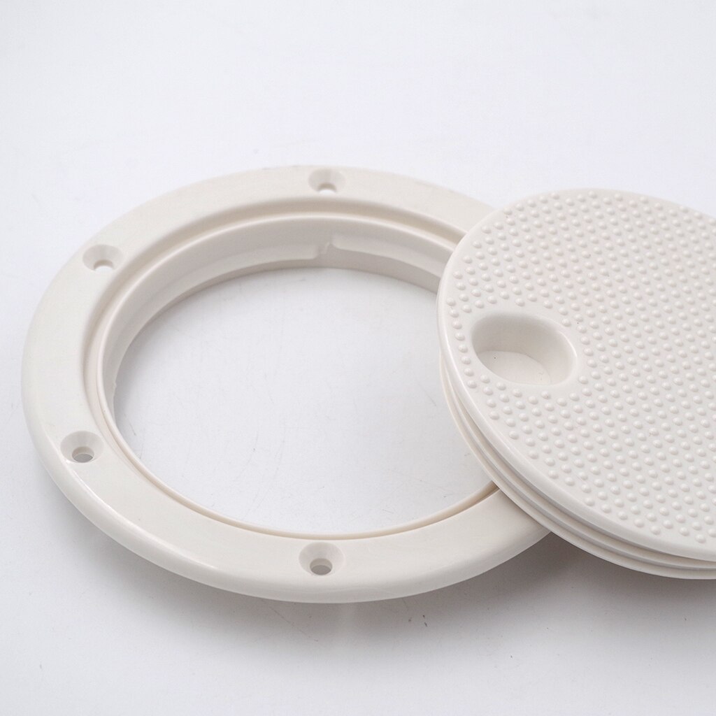 4" Marine Screw Out Deck Plate Inspection Hatch Plastic Access
