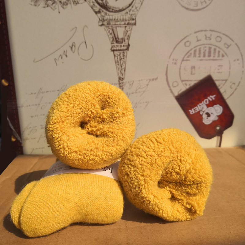 Super Dikke Wollen Sokken Grote Werven Mannen Vrouwen Houden Warme Winter Kasjmier Sokken Verdikking Fluwelen Handdoek Sokken Warme Sokken: One-size / YELLOW