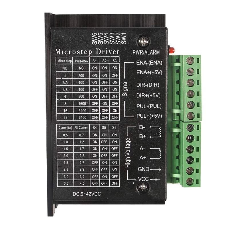 TB6600 stepper motor driver Nema 23 Nema 34 42/57/86 Nema17 32 segments 4.0A 42VDC cnc Engraving machine