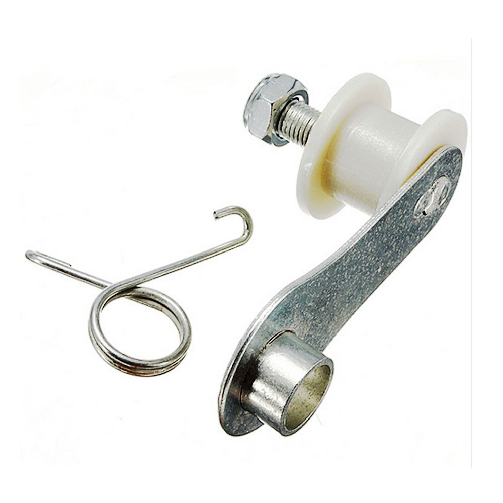 JEAZEA Pulley Chain Tensioner Tension Adjuster Roller Slider Guide Clip Spring Bracket Kit For Scooter Dirt Pit Mini Bike Moto