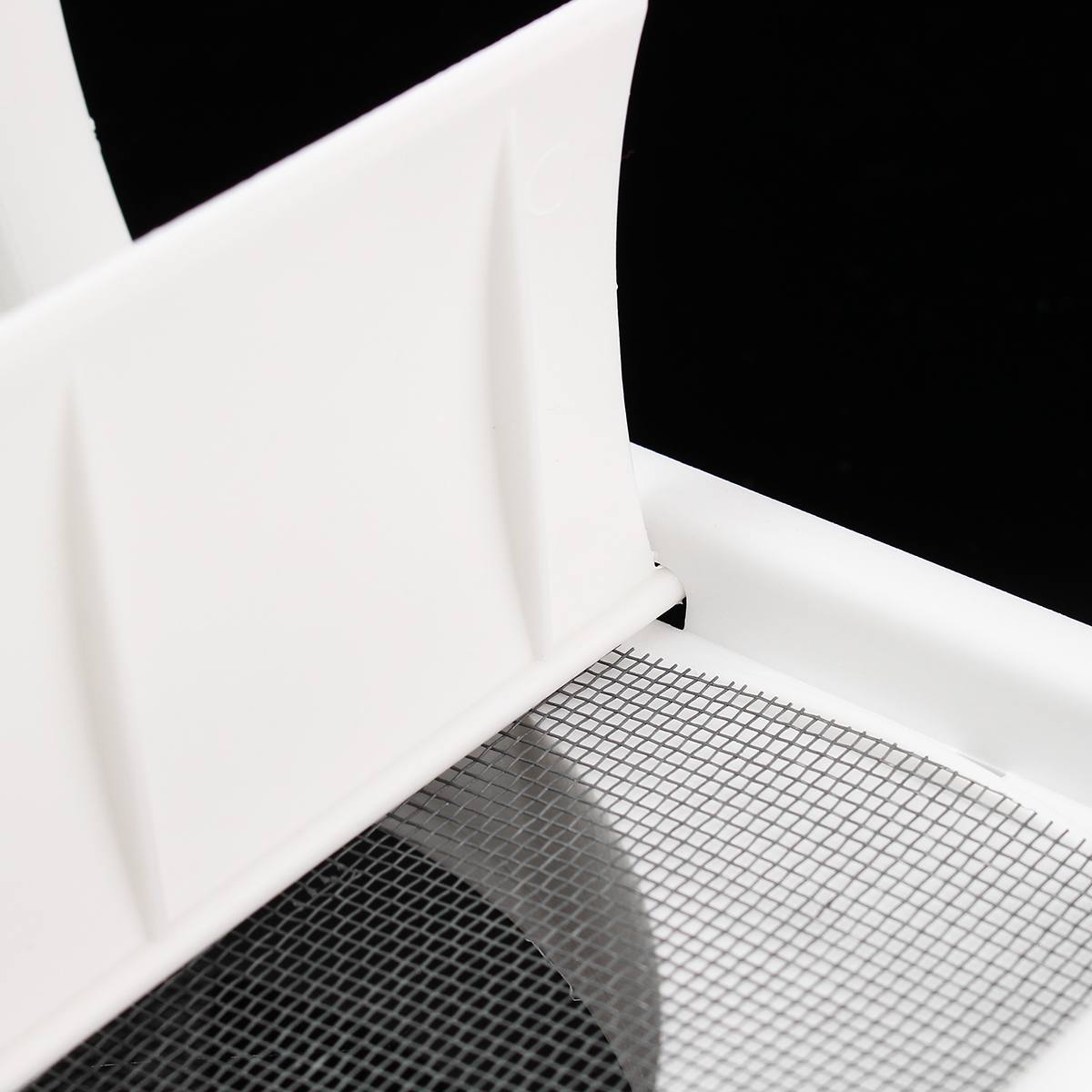 Air Vent 200x200x40mm Grille Ventilation Cover Plastic White Wall Grilles Duct Heating Cooling Vents For Kitchen Bathroom