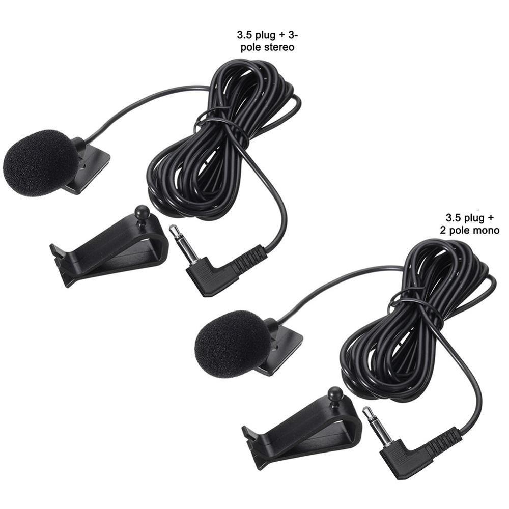 3.5mm External Microphone - Audio Activated Vehicle Mic for GPS DVD Player