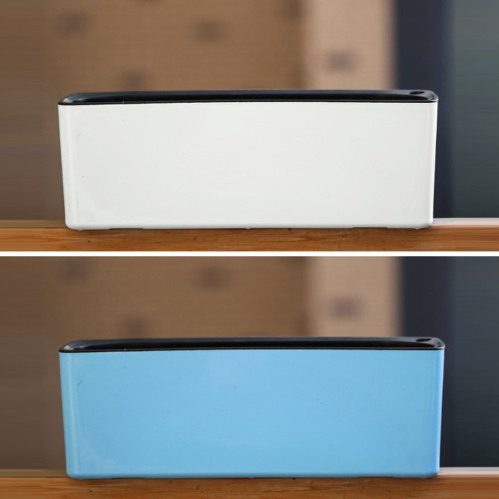 39cm Detachable Self Watering Houseplant & Herb Indoor Rectangular Planter Pot Vase - 2 Colors