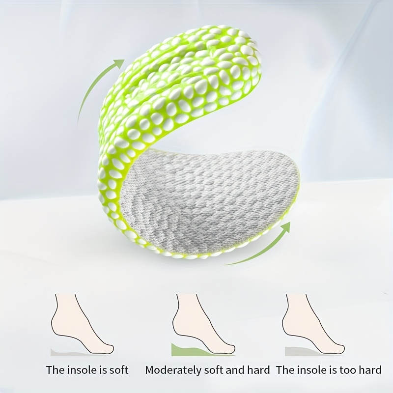 Palmilha invisível de alta qualidade palmilha de aumento de pipoca palmilha esportiva respirável absorção de choque palmilha de rebote de memória esportes